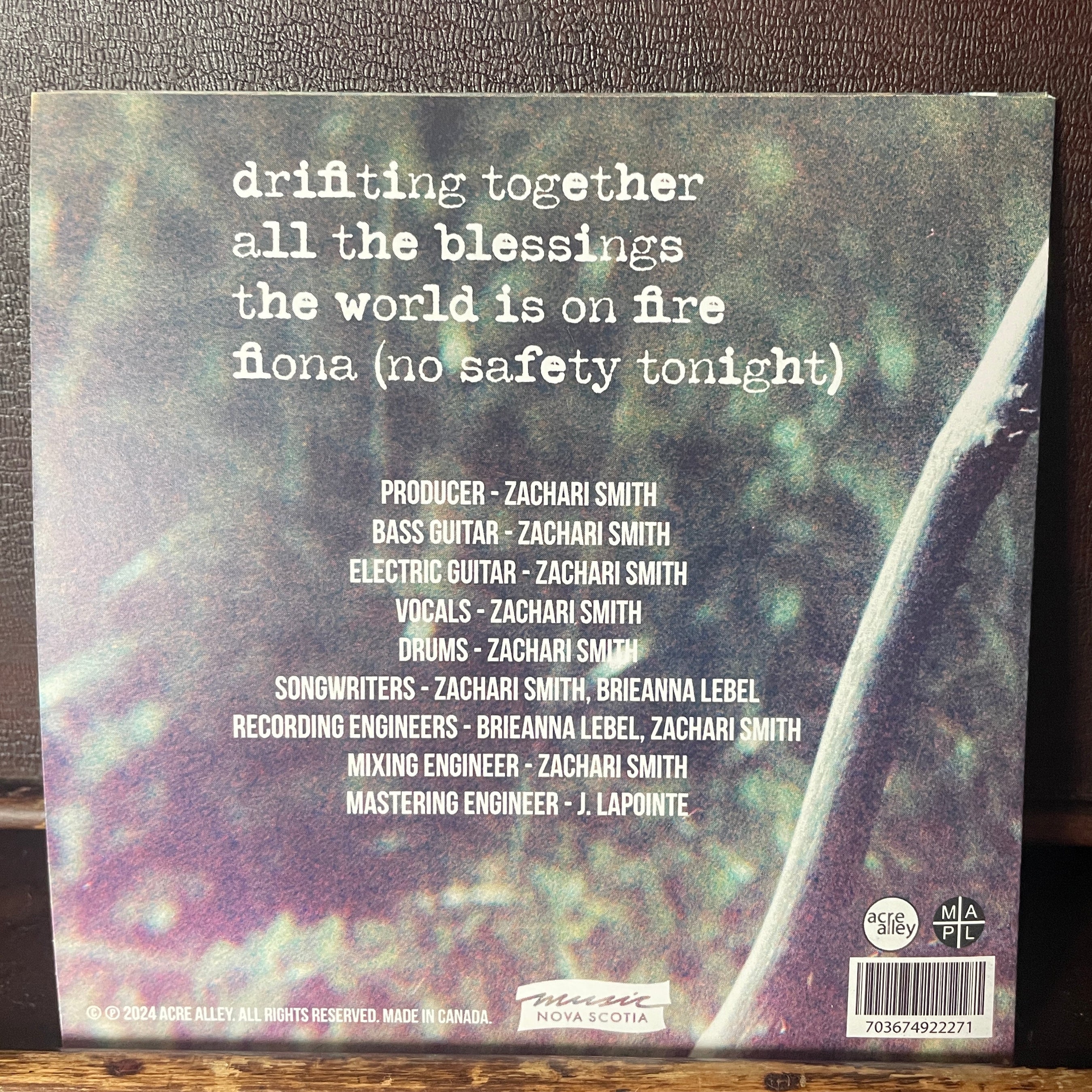 Six of One Cd copy back cover
