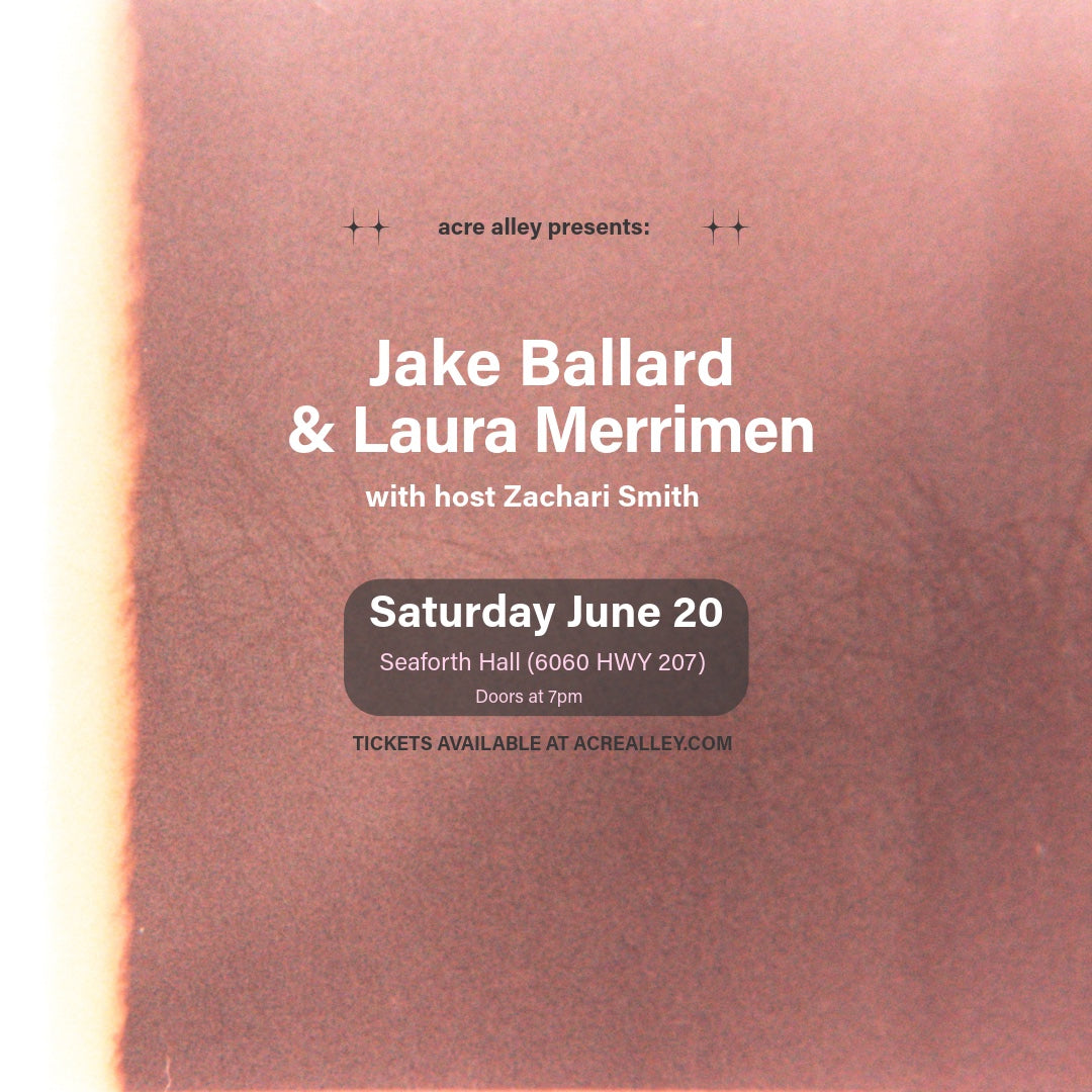 Zachari Smith with Jake Ballard & Laura Merrimen June 20, 2026 at the Seaforth Hall