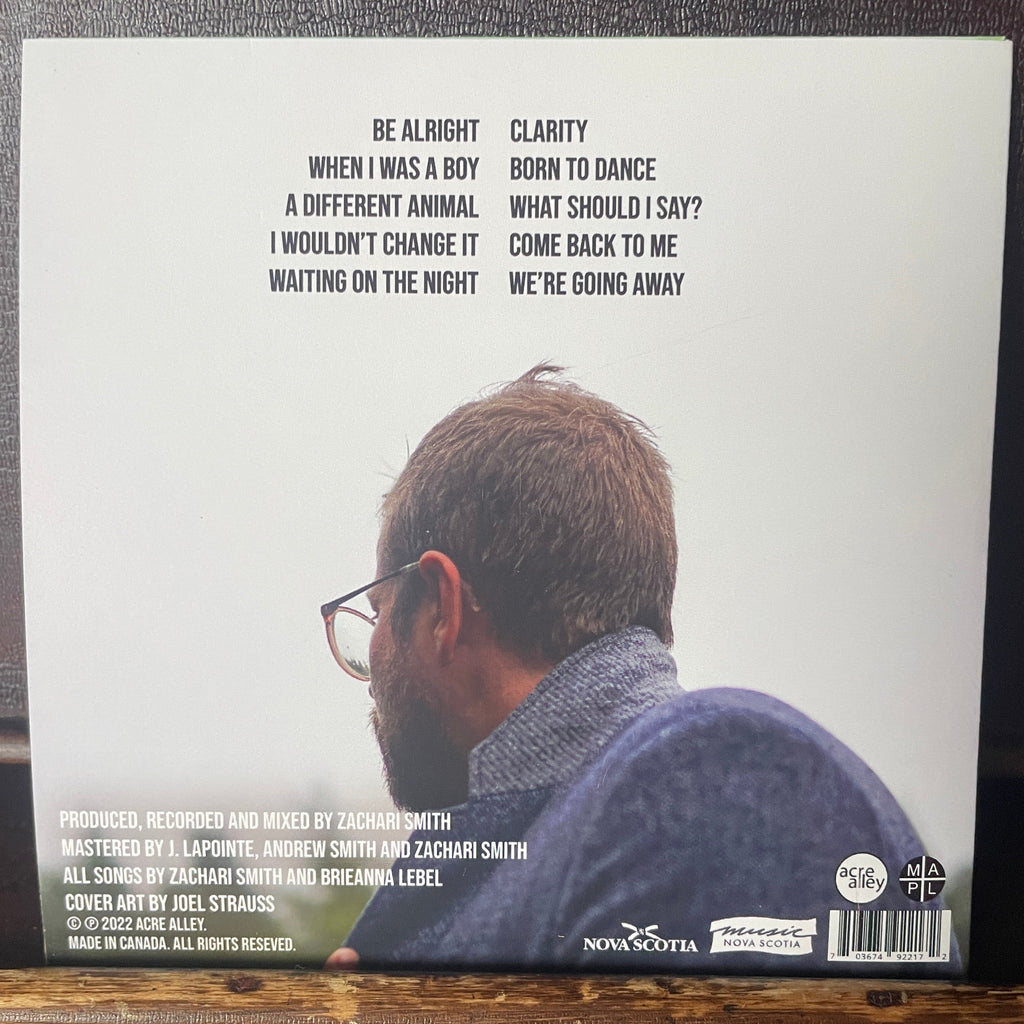 Cd copy of We're Going Away back cover