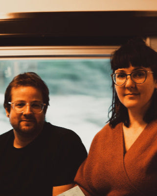 Zachari Smith and Brieanna Lebel on the Train